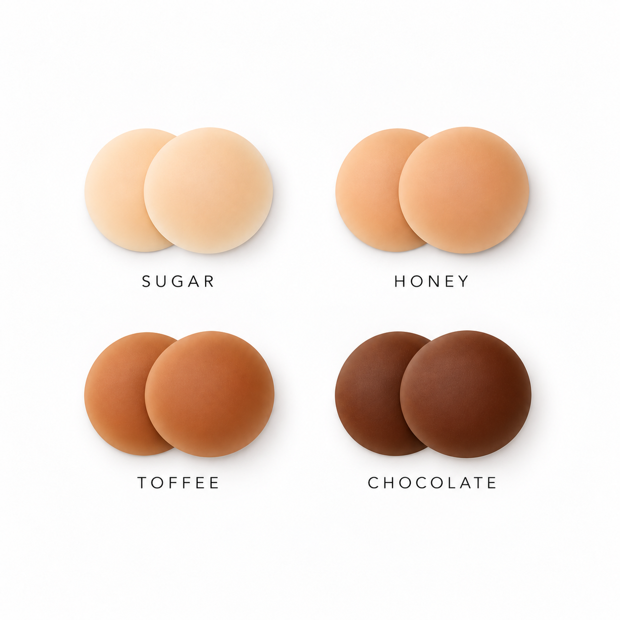 a group of round brown objects