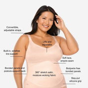 Ruby Ribbon® Lace Lift Luxe Cami
