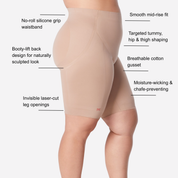 Ruby Ribbon® On Waist Lifting Shaping Short